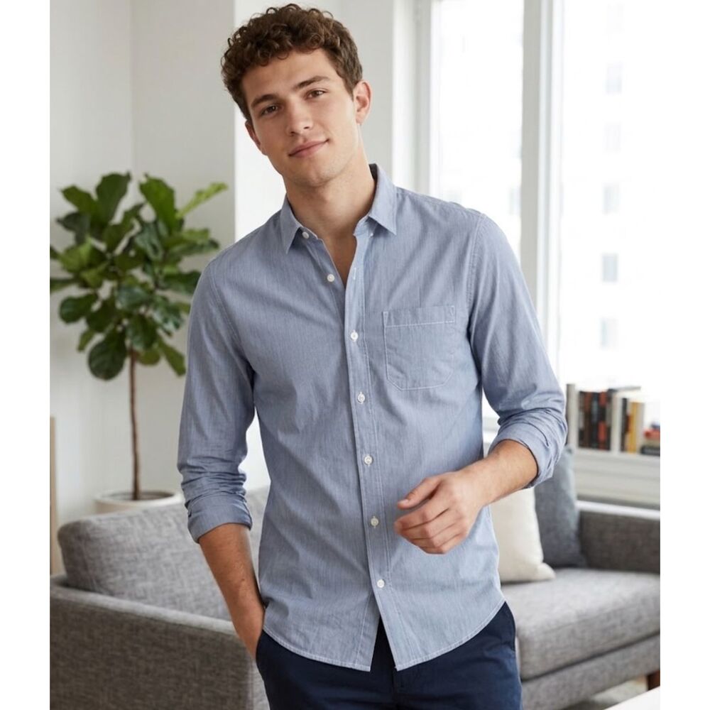 Bonobos Slim Fit Button Down Long Sleeve Shirt Men's Size Small Long